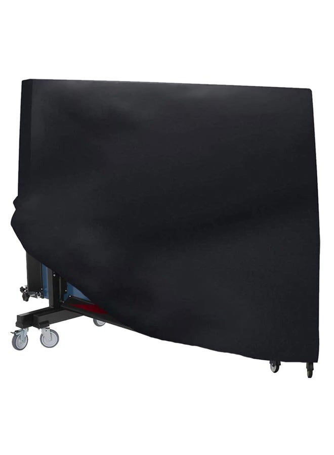 Skyour Table Tennis Table Cover Outdoor Indoor Foldable Ping Pong Table Protector Waterproof Dustproof Folding Table Tennis Table Storage Covers (210D Oxford Fabric) - Image 1