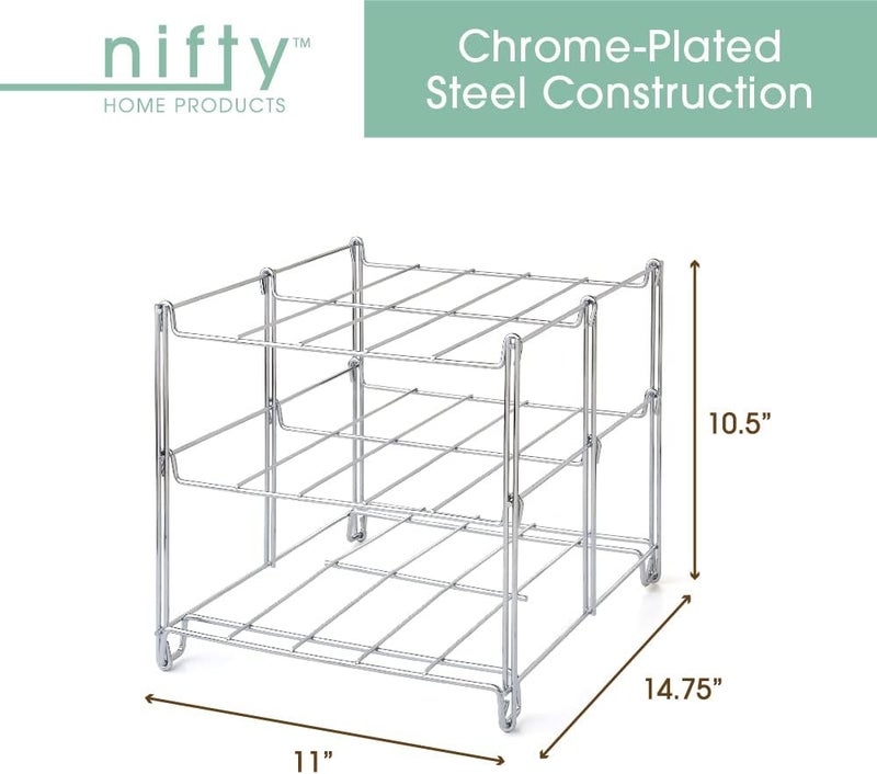 Nifty Solutions 3-Tier Oven Rack for Efficient Cooking and Storage - Image 3