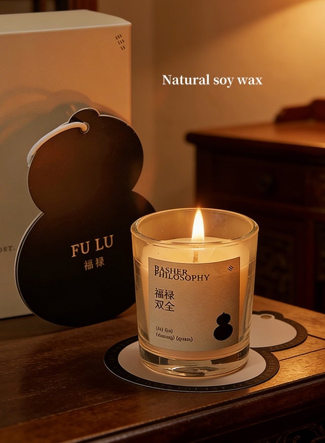 Luxury Aromatherapy Gift Set with Crystal Diffuser, Scented Candle & Essential Oil, Santal Fragrance, LED Lamp Base & Decorative Glass Dome, Elegant Scented Gift Set - Image 5