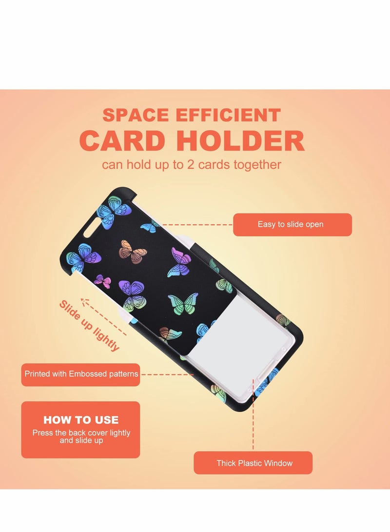 Excefore ID Badge Holder with Lanyard (Colour Butterfly) - Image 5