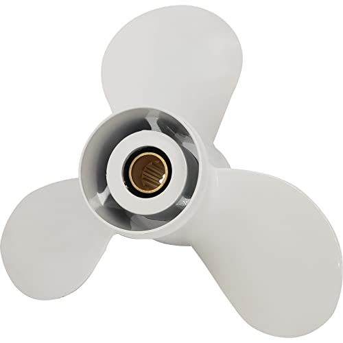 DLNIG 11×15-G Boat Propeller for Yamaha - for Yamaha Outboard Engines 25HP 30HP 40HP 48HP 50HP 55HP 60HP T25 F30/40/50/60 Replace 69W-45943-00-EL,13 Spline Tooth - Aluminum Outboard Propeller - Image 5