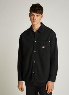 TOMMY JEANS Logo Print Relaxed Fit Shirt  - Image 1