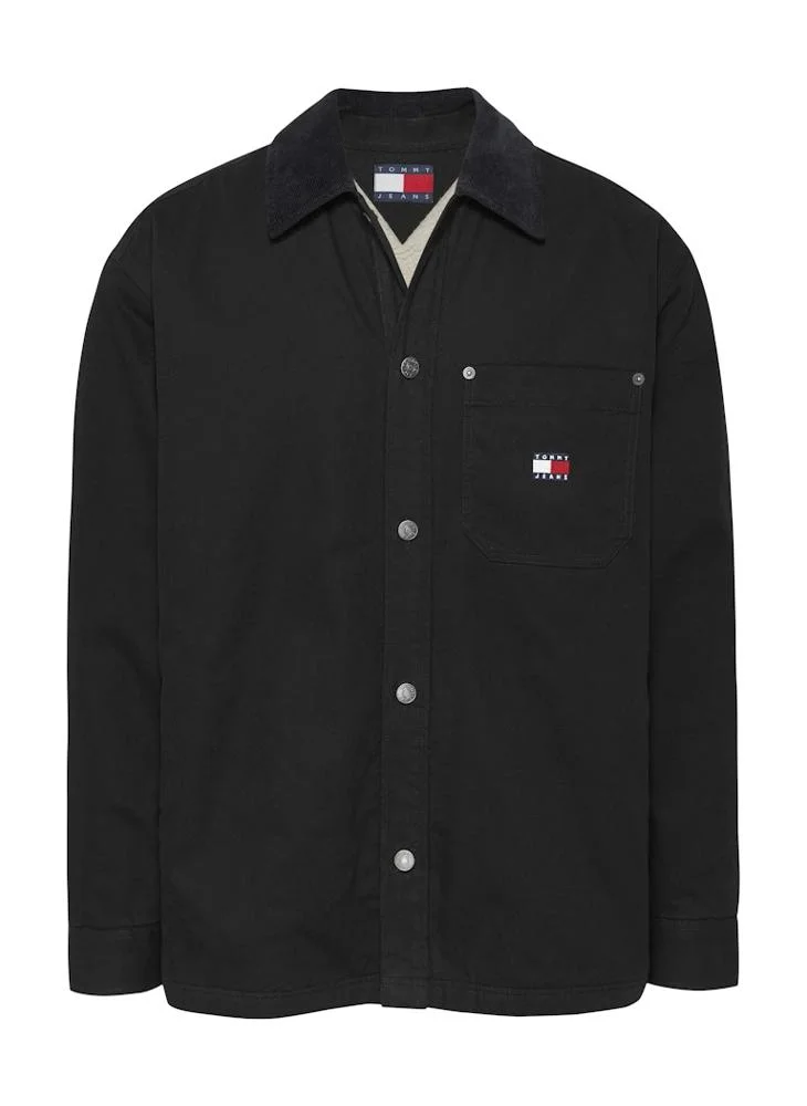 TOMMY JEANS Logo Print Relaxed Fit Shirt