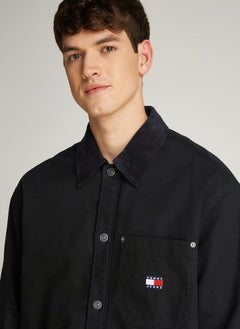 TOMMY JEANS Logo Print Relaxed Fit Shirt  - Image 3