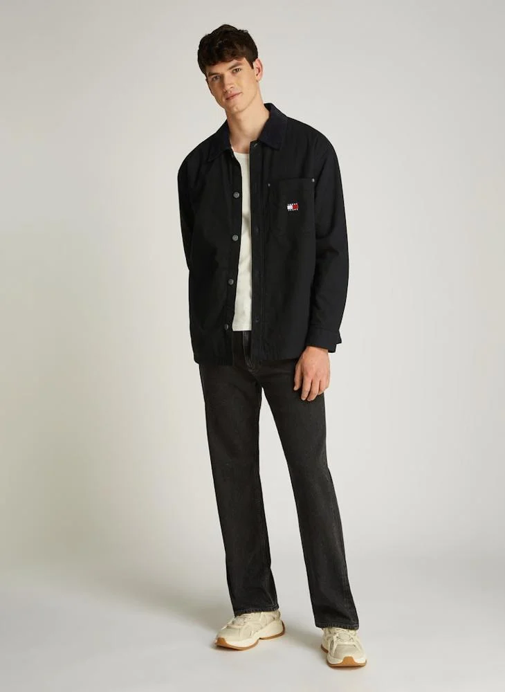 TOMMY JEANS Logo Print Relaxed Fit Shirt