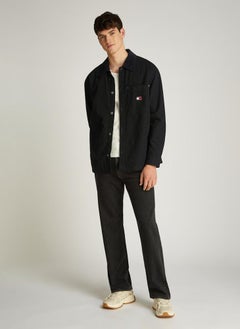 TOMMY JEANS Logo Print Relaxed Fit Shirt  - Image 4