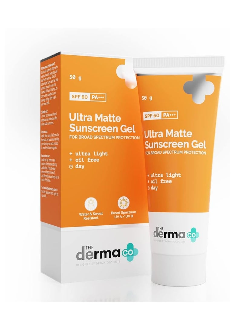 ذا ديرما كو The Derma Co جل واقي من الشمس فائق اللمعان من Derma Co مع عامل حماية من الشمس SPF 60 - Image 1