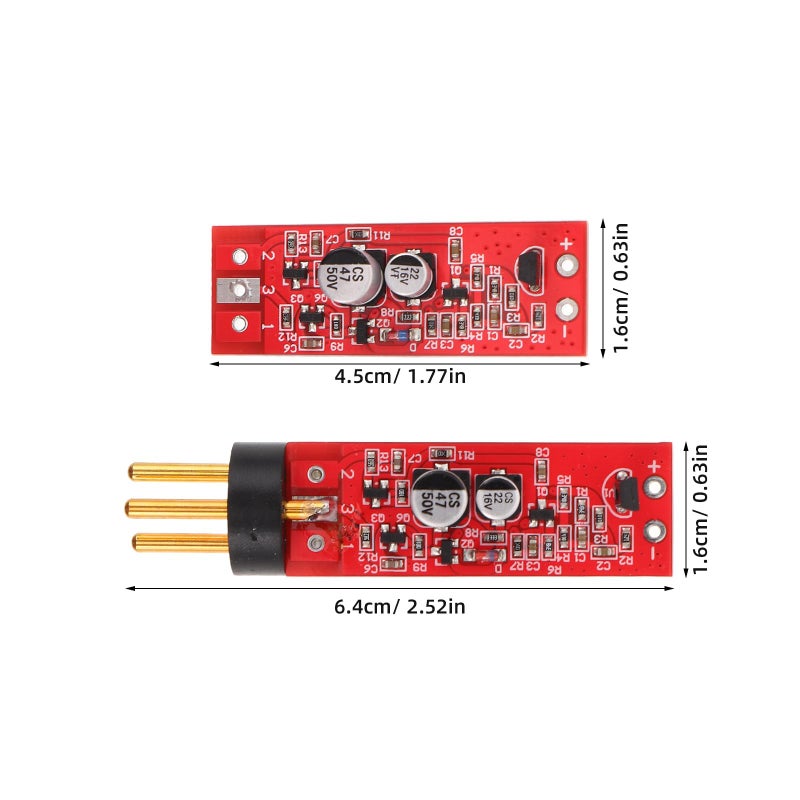 2 قطع من لوحة دائرة مكبر ميكروفون موجهة بطاقة فانتوم لتكثيف مكبر صوت ميكروفون PCB - Image 3