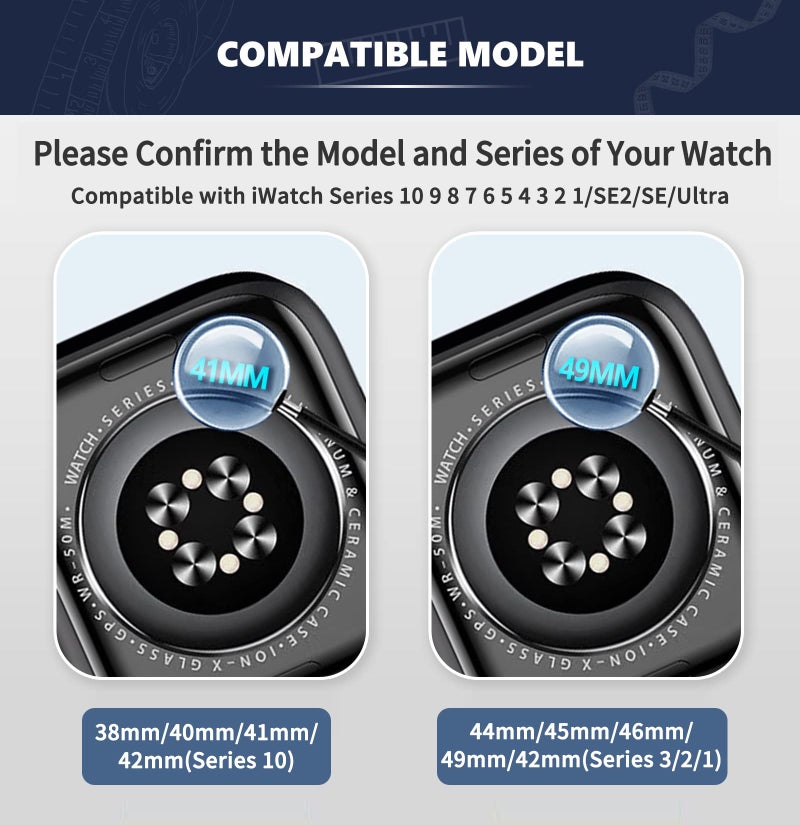 BINLUN Compatible with Apple Watch Bands 38mm 40mm 41mm 42mm for Women Men Lightweight Resin Watch Straps Bracelet Compatible with iWatch Series 11/10/9/8/7/6/5/4/3/2/1/SE3 2 1/Ultra 3 2 1, Amber - Image 2