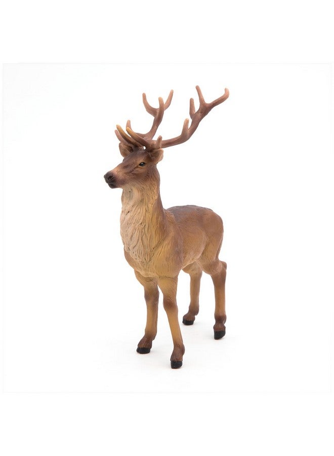 Papo -Hand-Painted - Figurine -Wild Animal Kingdom - Stag -53008 -Collectible - for Children - Suitable for Boys and Girls- from 3 Years Old - Image 4