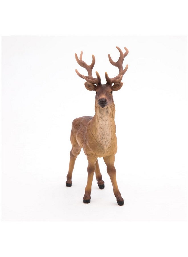 Papo -Hand-Painted - Figurine -Wild Animal Kingdom - Stag -53008 -Collectible - for Children - Suitable for Boys and Girls- from 3 Years Old - Image 3