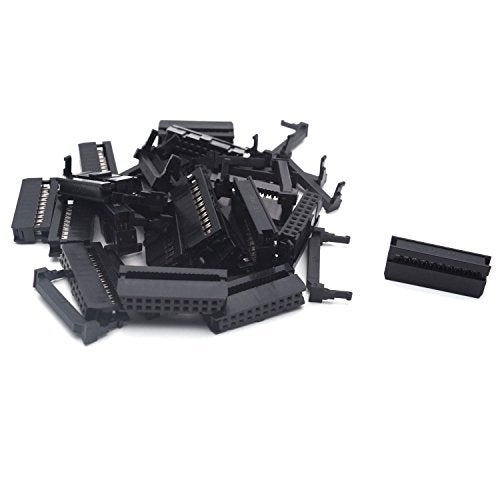 Antrader 20 Sets 2.54mm Pitch Connector FC-20 Pin Straight IDC Box Headers Connector Box Headers Female Connector - Image 1