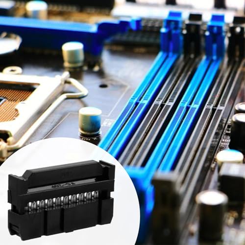 Antrader 20 Sets 2.54mm Pitch Connector FC-20 Pin Straight IDC Box Headers Connector Box Headers Female Connector - Image 4