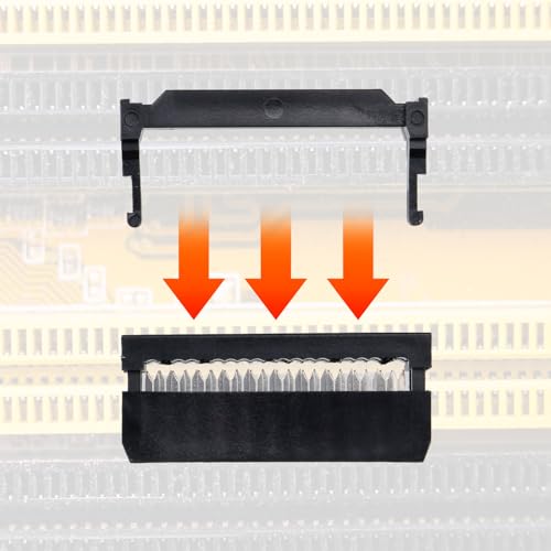 Antrader 20 Sets 2.54mm Pitch Connector FC-20 Pin Straight IDC Box Headers Connector Box Headers Female Connector - Image 3