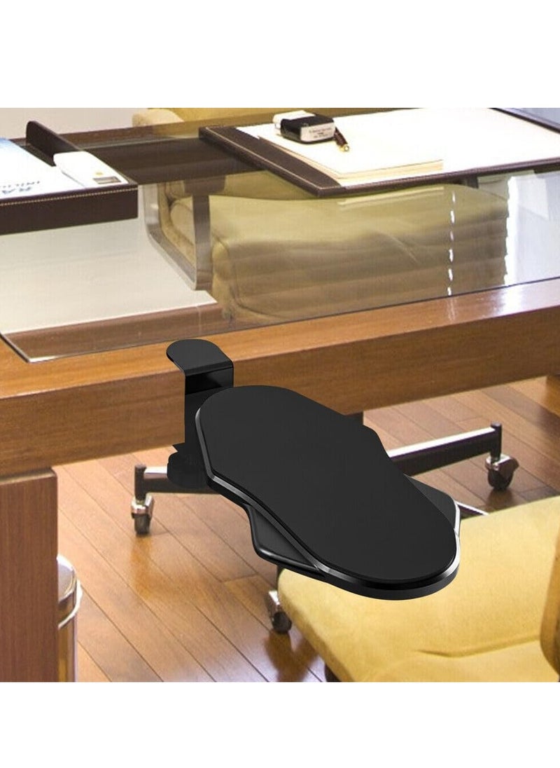 Kidle - Computer Arm Rest for Desk, Adjustable Arm Rest Support for Computer Desk Ergonomic Arm Rest Extender Rotating Mouse Pad Holder for Table, Office, Chair, Desk - Image 1