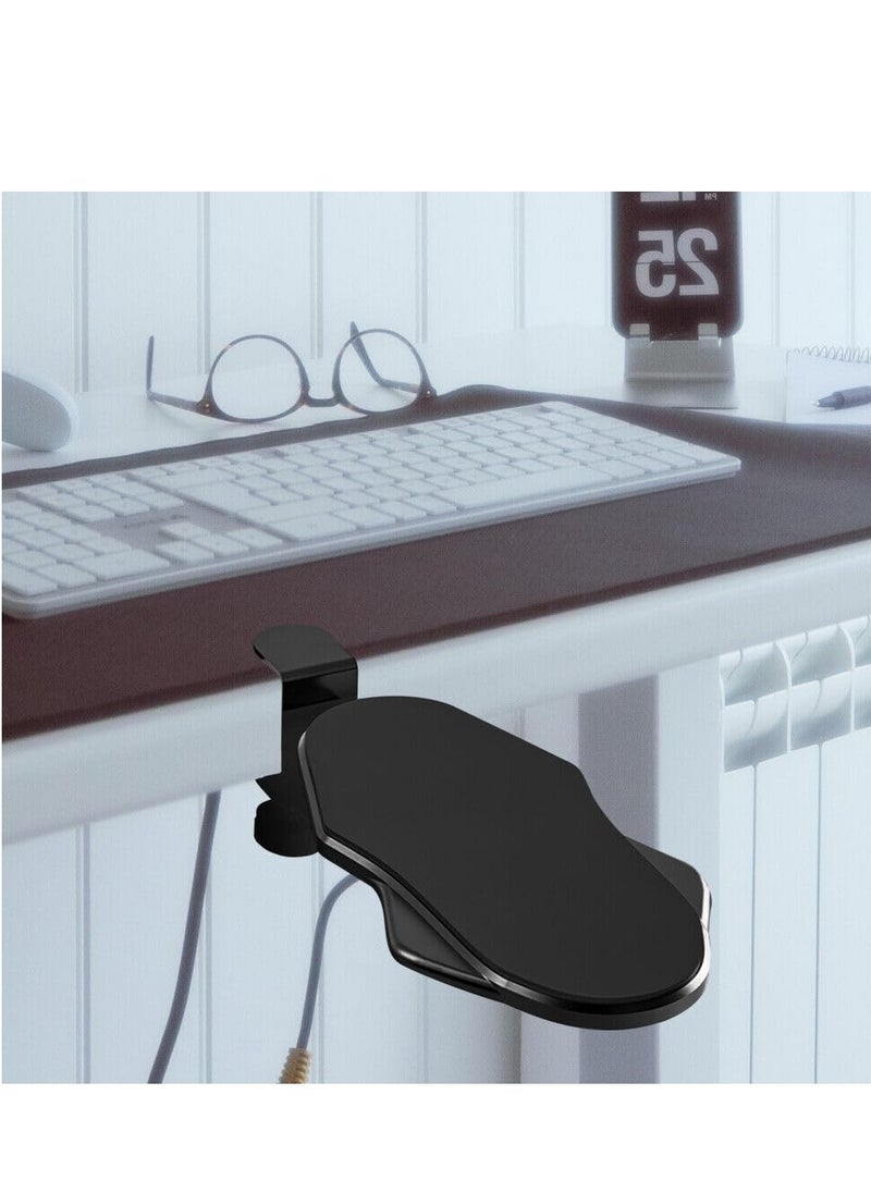 Kidle - Computer Arm Rest for Desk, Adjustable Arm Rest Support for Computer Desk Ergonomic Arm Rest Extender Rotating Mouse Pad Holder for Table, Office, Chair, Desk - Image 1