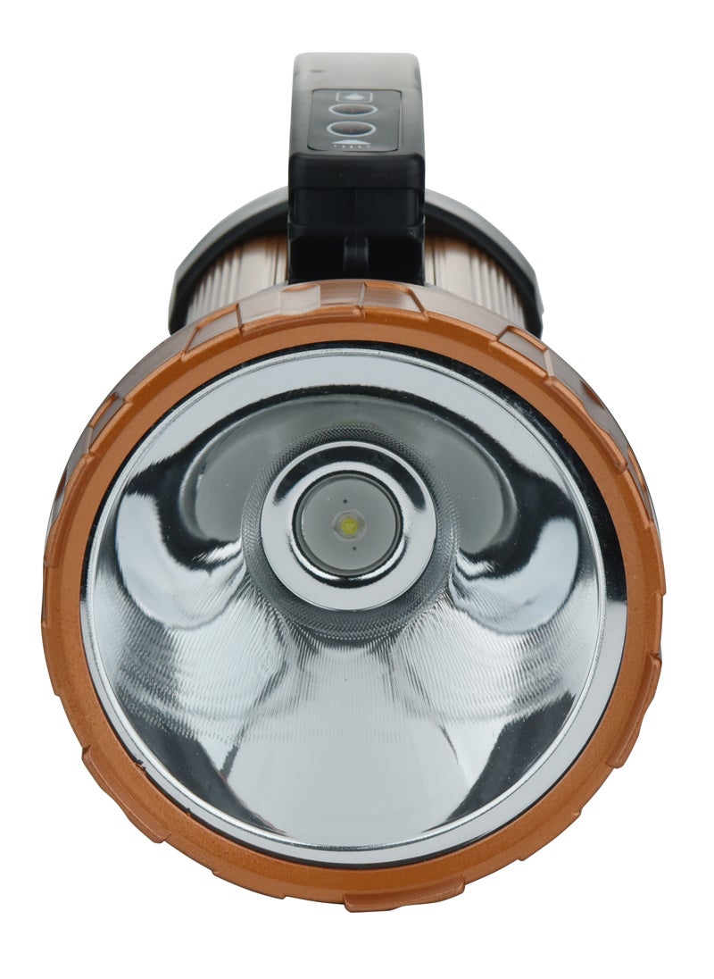 SONASHI - Rechargeable Search Light with 2 LED Bright Bulbs  6000mAh Battery with Continuous Working of 10 Hours  2 Light Modes  Solar Charging And Power Bank Function  Flashlights SSL-725B - Image 1