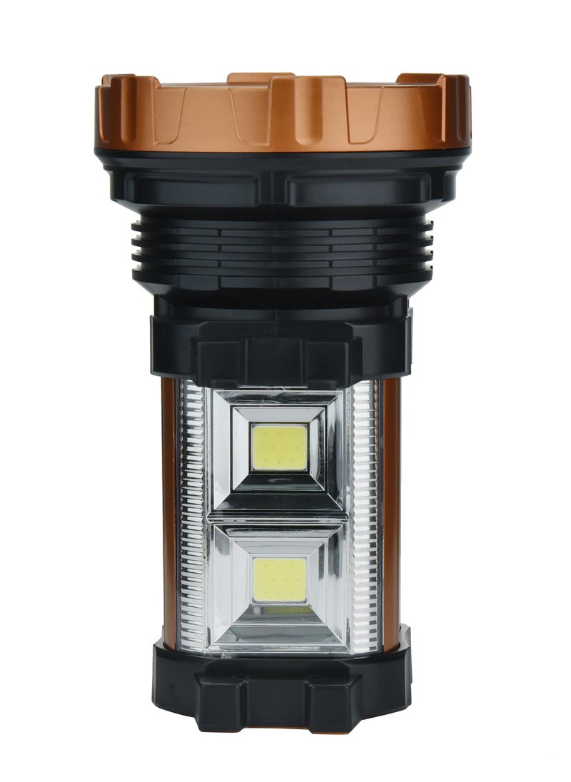 SONASHI - Rechargeable Search Light with 2 LED Bright Bulbs  6000mAh Battery with Continuous Working of 10 Hours  2 Light Modes  Solar Charging And Power Bank Function  Flashlights SSL-725B - Image 1
