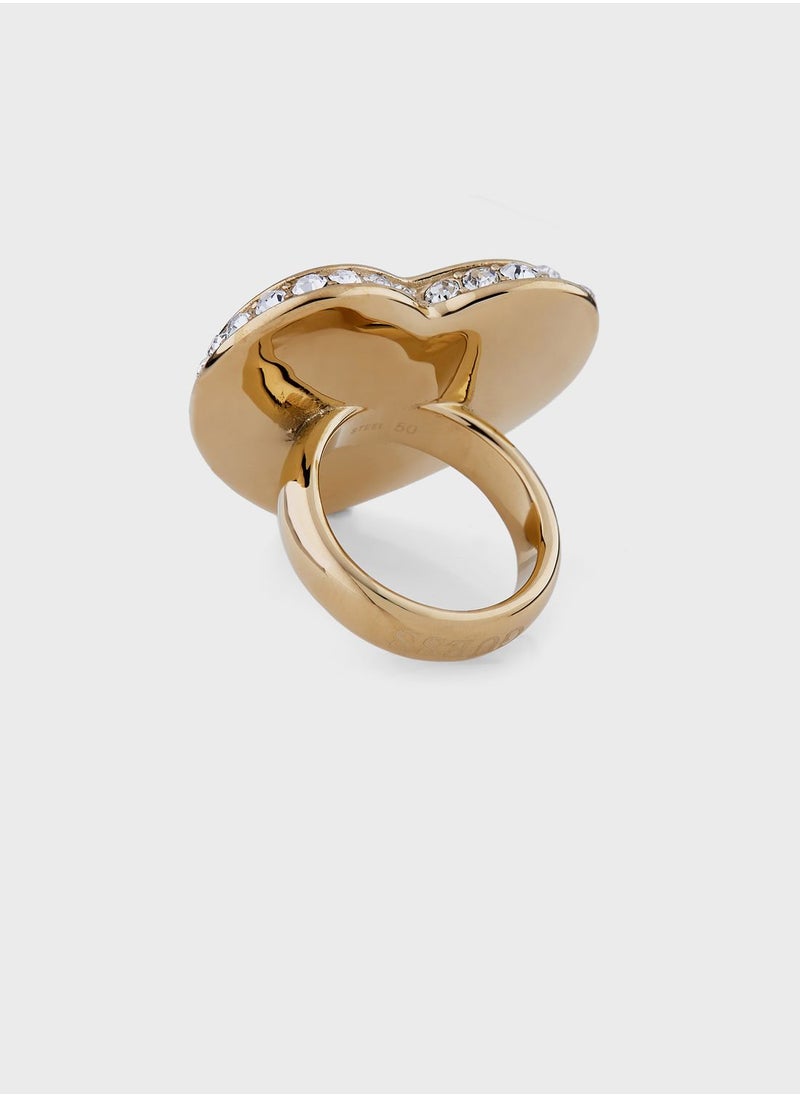 GUESS Heart Solitaire Ring  - Image 3
