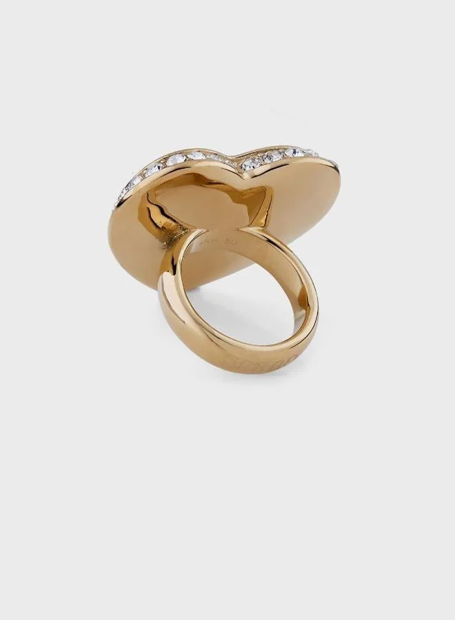 Guess  Heart Solitaire Ring for Women | Best Price UAE