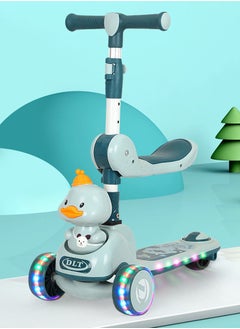 YelaJoy Scooter, Kids Scooter, 3 Wheel LED Lighted Scooter for 3-6 Years - Adjustable, Foldable, Great for Boys and Girls  - Image 1