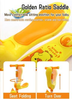 YelaJoy Scooter, Kids Scooter, 3 Wheel LED Lighted Scooter for 3-6 Years - Adjustable, Foldable, Great for Boys and Girls  - Image 4