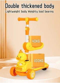 YelaJoy Scooter, Kids Scooter, 3 Wheel LED Lighted Scooter for 3-6 Years - Adjustable, Foldable, Great for Boys and Girls  - Image 3