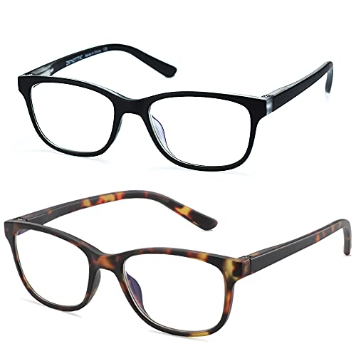 ZENOTTIC Kids Blue Light Blocking Glasses Anti Glare Lens Lightweight Frame Computer Eyeglasses for Boys and Girls - Image 1