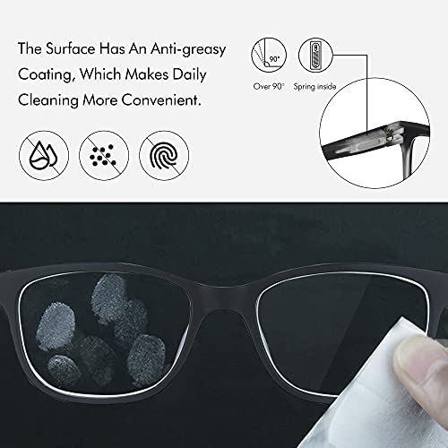 ZENOTTIC Kids Blue Light Blocking Glasses Anti Glare Lens Lightweight Frame Computer Eyeglasses for Boys and Girls - Image 5