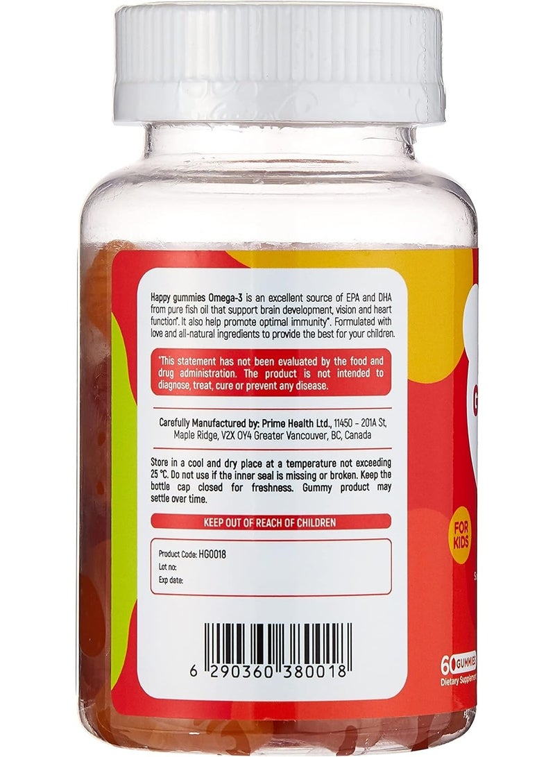 HAPPY GUMMIES OMEGA 3 GUMMIE 60S - Image 3