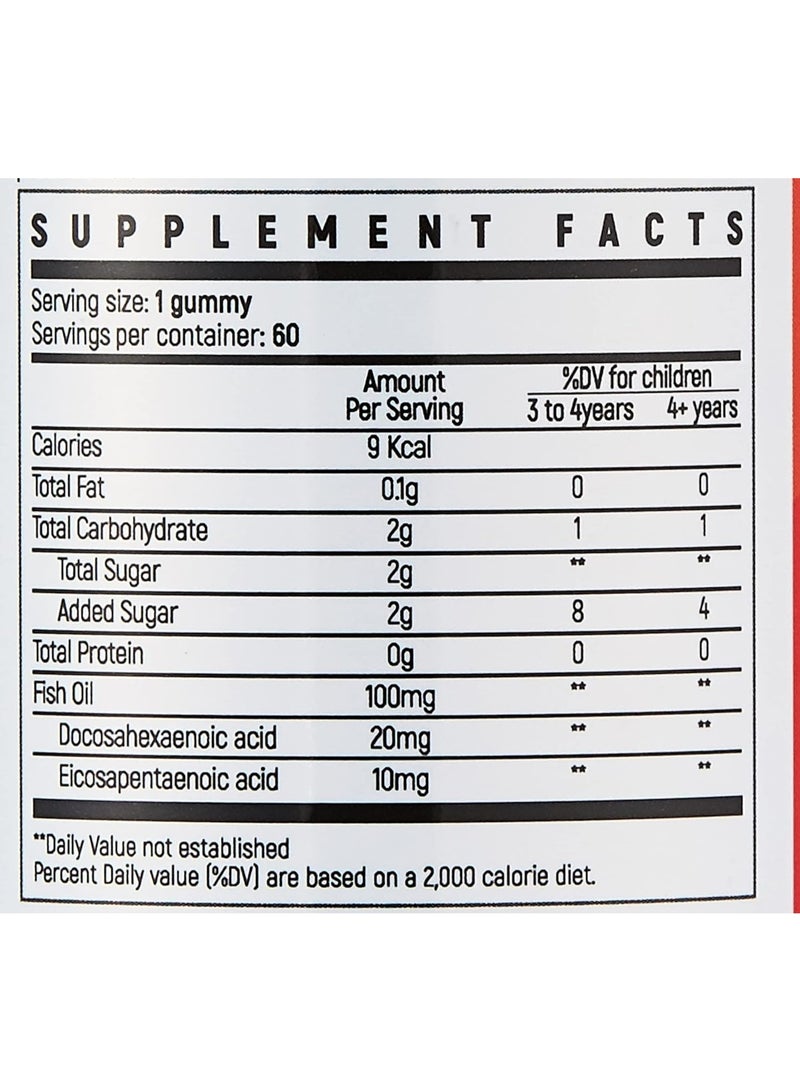 HAPPY GUMMIES OMEGA 3 GUMMIE 60S - Image 5