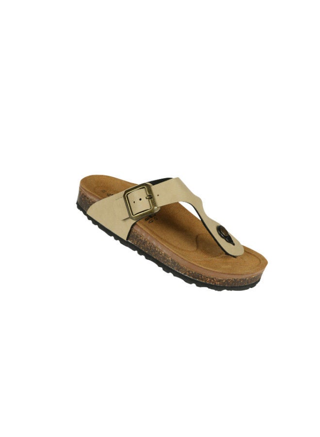 BiOCHIC Biochic Ladies Slim Thong Sandals 012-447 31830Q-Sabbia  - Image 1
