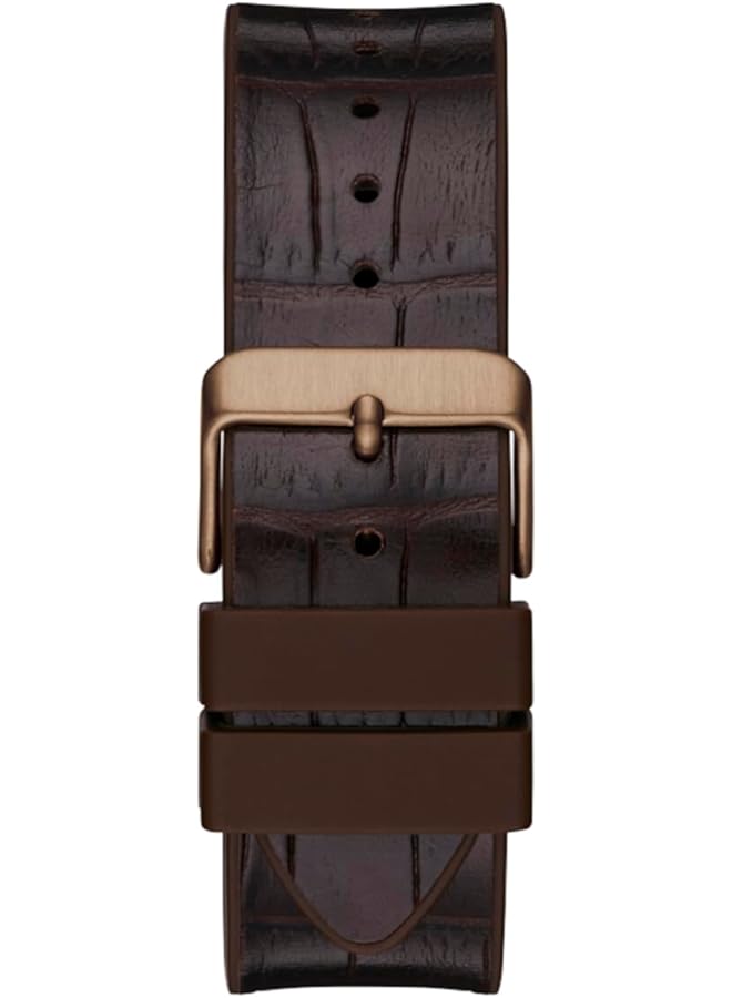 جس ساعة رجالية بعلبة من الذهب الأصفر وحركة كوارتز - Image 4