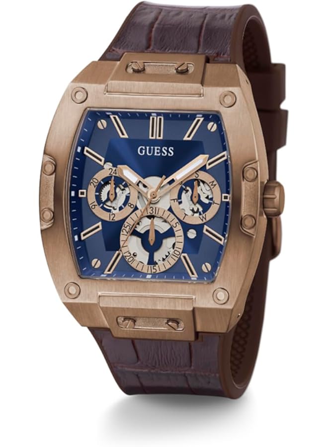 جس ساعة رجالية بعلبة من الذهب الأصفر وحركة كوارتز - Image 2