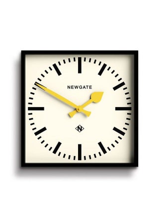Number Five Railway Wall Clock Square Clock Kitchen Clock Office Clock Retro Clock Designer Clock Station Clock Marker Dial (Yellow Hands) - pzsku/Z18B92AB58D79244D5362Z/45/_/1693487046/5f050385-f7f5-4ef5-97cc-204595bbce0f