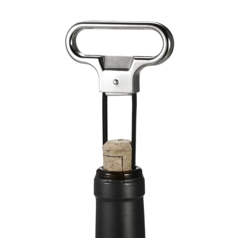 Decdeal Wine Opener, Two-Prong Wine Bottle Opener for Damaged Cork Old Wine Corkscrew Remover - Image 3