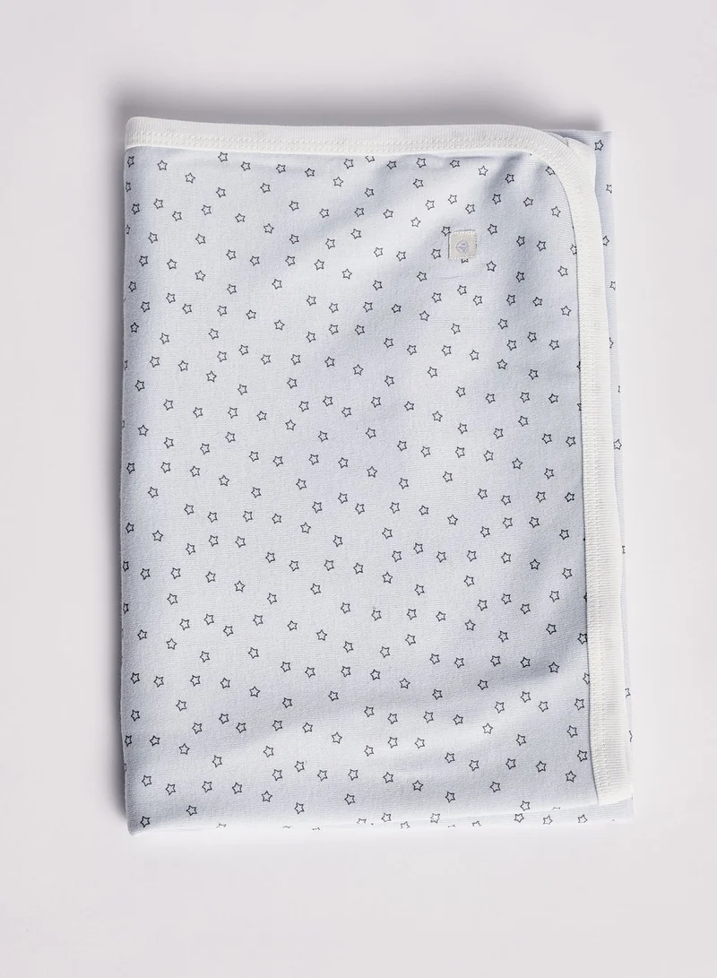 Petit Bateau Kids Star Print Maternity Blanket