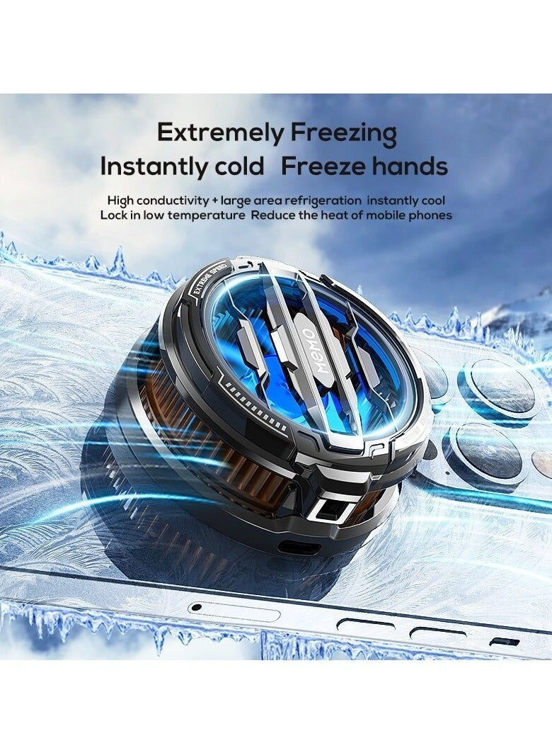Mobile Phone Cooler for Game Fan PUBG, Designed iPhone 12/13 Series, Live Streaming and Vlog, Semiconductor Heatsink Without Noise iOS Android, ipad Tablet - Image 3