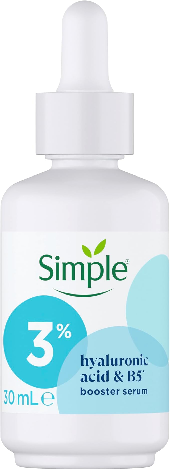 Simple 3 Hyaluronic Acid B5 Booster Serum Serum Skin Care Suitable for All Skin Types for Hydrated Softer Skin 30 ml - Image 1