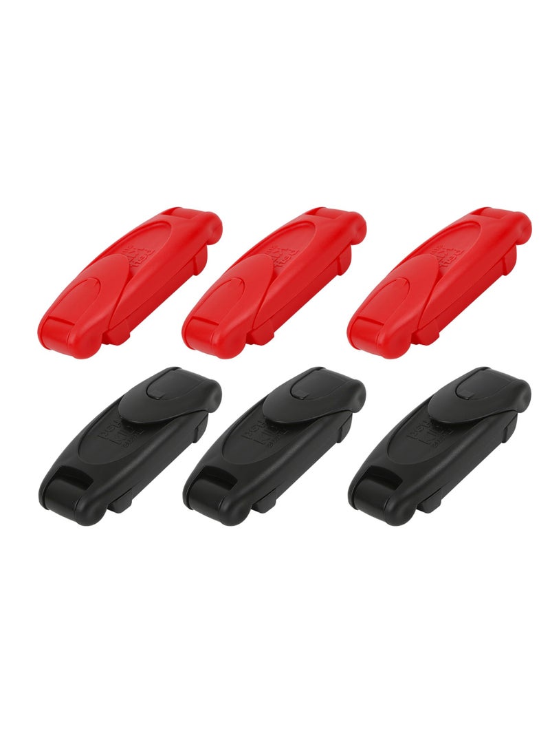 KASTWAVE Car Seat Belt Clips, 6 Pack Car Safety Belt Buckle Covers, Universal Comfort Shoulder Neck Protector Strap Positioner Lock Clips for Adults Kids Pregnant Women - Image 1