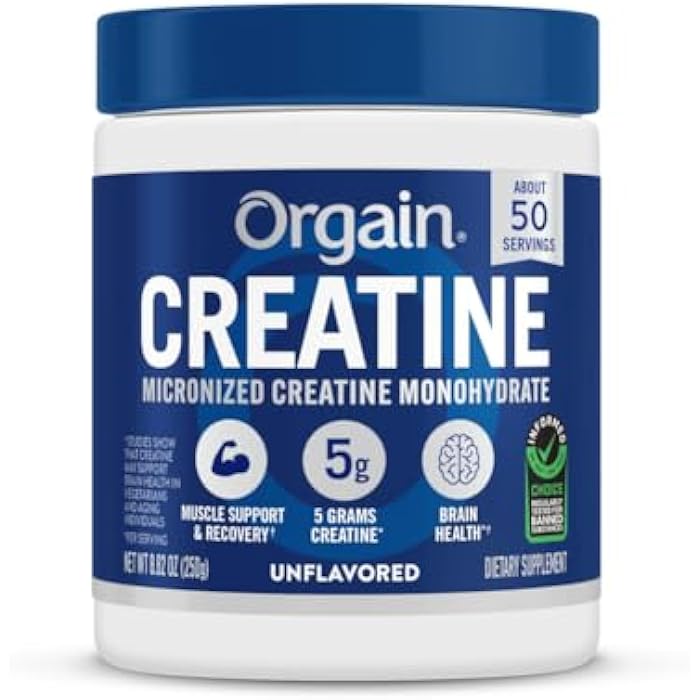 ORGAIN Creatine Monohydrate, 8.82 OZ