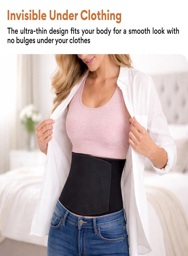 FOVERA Abdominal Belt After Delivery for Tummy Reduction - Lumbo Sacral Lower Back Pain Relief Binder - Breathable Post C-Section Waist Support | For Women & Men (Regular, Pack of 1) - Image 4