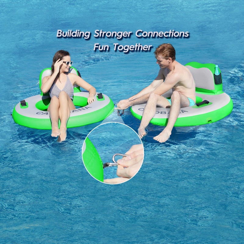 CALOBANA Upgraded Heavy Duty River Tube for 350lb Adults, Inflatable Lake Floats, Thick Tubes for Outdoor Floating Rafting on Lakes - Image 5