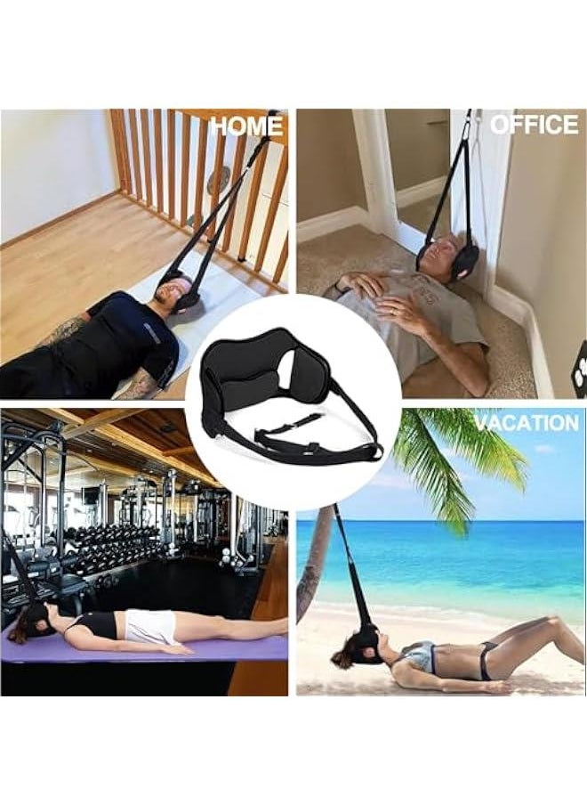 Arabest - Portable Cervical Neck Traction Device for Home Use, Neck Stretcher Hammock for Neck Pain Relief, Physical Therapy Aid for Neck Decompression - Image 1