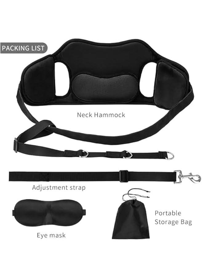 Arabest - Portable Cervical Neck Traction Device for Home Use, Neck Stretcher Hammock for Neck Pain Relief, Physical Therapy Aid for Neck Decompression - Image 1