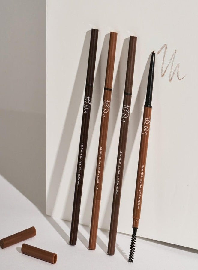 BOM Super Slim Eyebrow 0.1g, Rich Brown, 1.5mm Defining Brow Pencil Hard Formula Natural Looking Long-lasting - Image 5