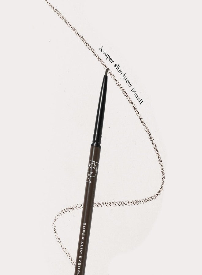 BOM Super Slim Eyebrow 0.1g, Rich Brown, 1.5mm Defining Brow Pencil Hard Formula Natural Looking Long-lasting - Image 2