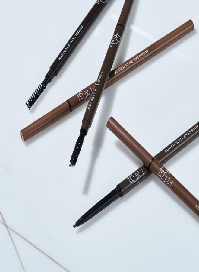 BOM Super Slim Eyebrow 0.1g, Rich Brown, 1.5mm Defining Brow Pencil Hard Formula Natural Looking Long-lasting - Image 4