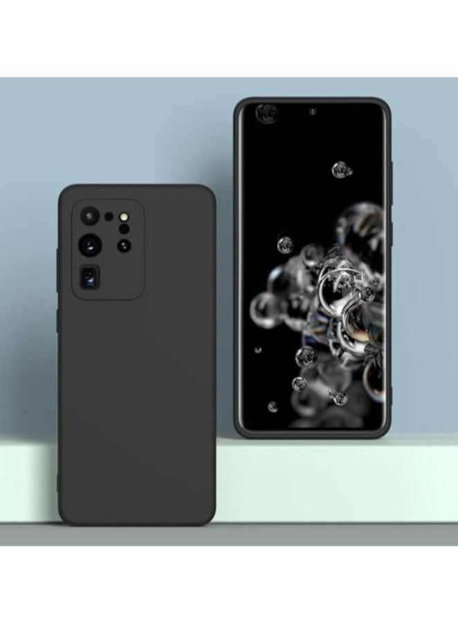 JAJEEK Samsung Galaxy S20 Ultra Case, Slim Fit Black Soft TPU Back Cover, Flexible Silicone Matte Protector, Shockproof and Scratch-Resistant, Perfect Fit for Galaxy S20 Ultra (6.9-Inch) - Image 2