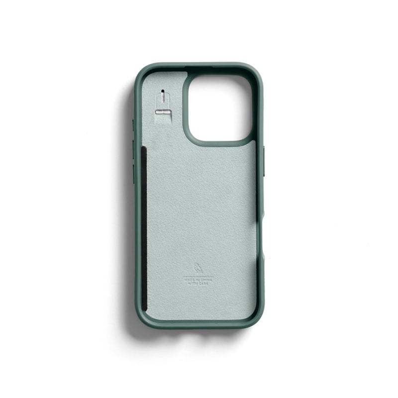 Bellroy Phone Case â€“ 3 Card for iPhone 16 Pro (Leather iPhone case, Phone Wallet) - Agave - Image 2